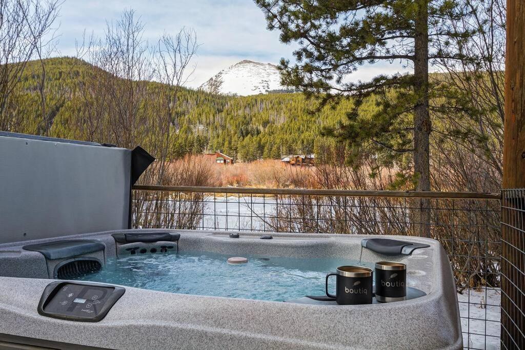 Warm And Luxurious Private Breckenridge Cabin Retreat W Hot Tub Blue River Hideaway By Boutiq Extérieur photo